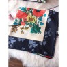 Replica GG Silk Scarf 140 x 140 Black