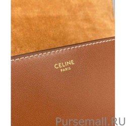 UK Celine Folco Cuir Triomphe 198263 Coffee