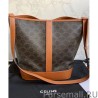 Replica Celine Medium Bucket Brown