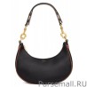 Designer Celine Medium Strap Ava Bag In Smooth Calfskin Black