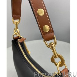 Designer Celine Medium Strap Ava Bag In Smooth Calfskin Black