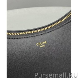 Designer Celine Medium Strap Ava Bag In Smooth Calfskin Black