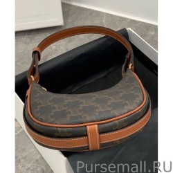 Best Celine Mini Ava In Triomphe Canvas And Calfskin Brown