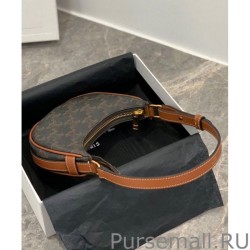 Best Celine Mini Ava In Triomphe Canvas And Calfskin Brown