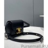 UK Celine Mini Triomphe In Shiny Calfskin Black