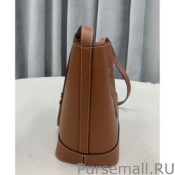 Knockoff Celine Small Bucket Cuir Triomphe Coffee