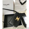 Replicas Celine Triomphe Shoulder Bag 194143 Black