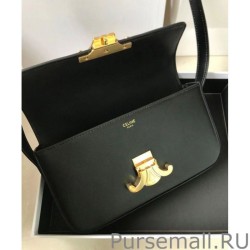 Replicas Celine Triomphe Shoulder Bag 194143 Black