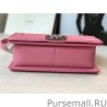 Top Quality Boy Classic Flap Bag A67086 Rose Steel Hardware