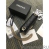 Designer Boy Embossed Calfskin Flap Bag A67086 Black Golden Hardware