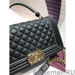 Perfect Boy Top Handle Bag AS0136 Black