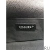 Replicas Chevron Boy Bag Caviar Leather A67086 Black
