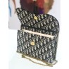 Top Quality Christian Dior Oblique Saddle Woc Chain Bag M5620 Black