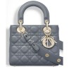 Copy Dior Lady Dior Bag Gray