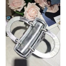 Top Dior Lady Dior Bag Silver