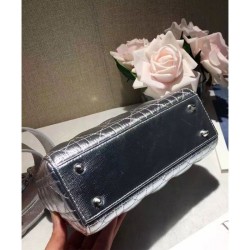 Top Dior Lady Dior Bag Silver