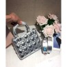 Top Dior Lady Dior Bag Silver
