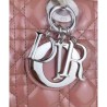 Wholesale Dior Lady Dior Cannage Quilted Patent Leather Large Tote Bag Pink