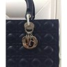 Cheap Dior Lady Dior Large Classic Tote Bag With Lambskin Dark Blue