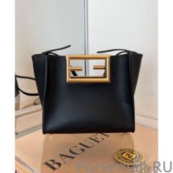 Wholesale Fendi Way Small Leather Bag 8BS054 Black