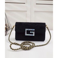 Inspired Shoulder bag with Square G 544242 Black