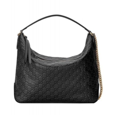 High Quality Signature large hobo bag 477324 Black