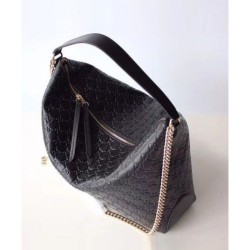 High Quality Signature large hobo bag 477324 Black