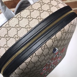 Copy Snake Print GG Supreme Backpack 419584 Coffee