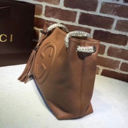 1:1 Mirror Soho Hobo Bag Brown 308982