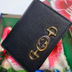 Copy Zumi Grainy Leather Card Case 570660 Black