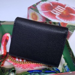 Copy Zumi Grainy Leather Card Case 570660 Black