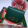 Wholesale Zumi Grainy Leather Card Case 570660 Green