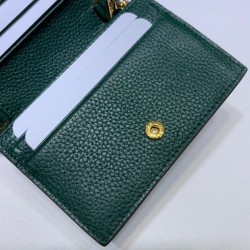 Wholesale Zumi Grainy Leather Card Case 570660 Green