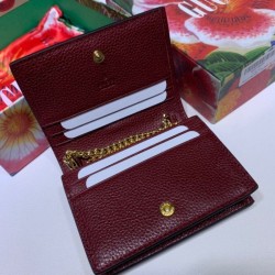 Top Quality Zumi Grainy Leather Card Case 570660 Red