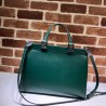 UK Zumi Smooth Leather Medium Top Handle Bag 564714 Green