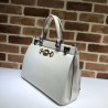 High Quality Zumi Smooth Leather Medium Top Handle Bag 564714 White