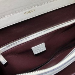 High Quality Zumi Smooth Leather Medium Top Handle Bag 564714 White