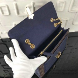 7 Star Victoire Monogram Canvas M44038 Navy Blue