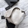 AAA+ YSL Saint Laurent Niki Body Bag Crinkled Vintage Leather White