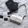 AAA+ YSL Saint Laurent Niki Body Bag Crinkled Vintage Leather White