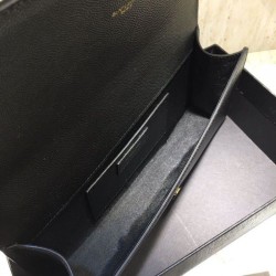 Designer YSL Saint Laurent Classic Clutch Black