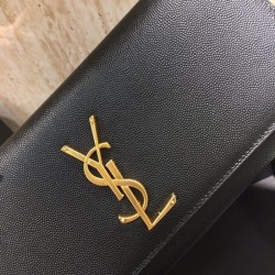 Designer YSL Saint Laurent Classic Clutch Black