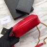 Designer YSL Saint Laurent LouLou Chain Bag Red