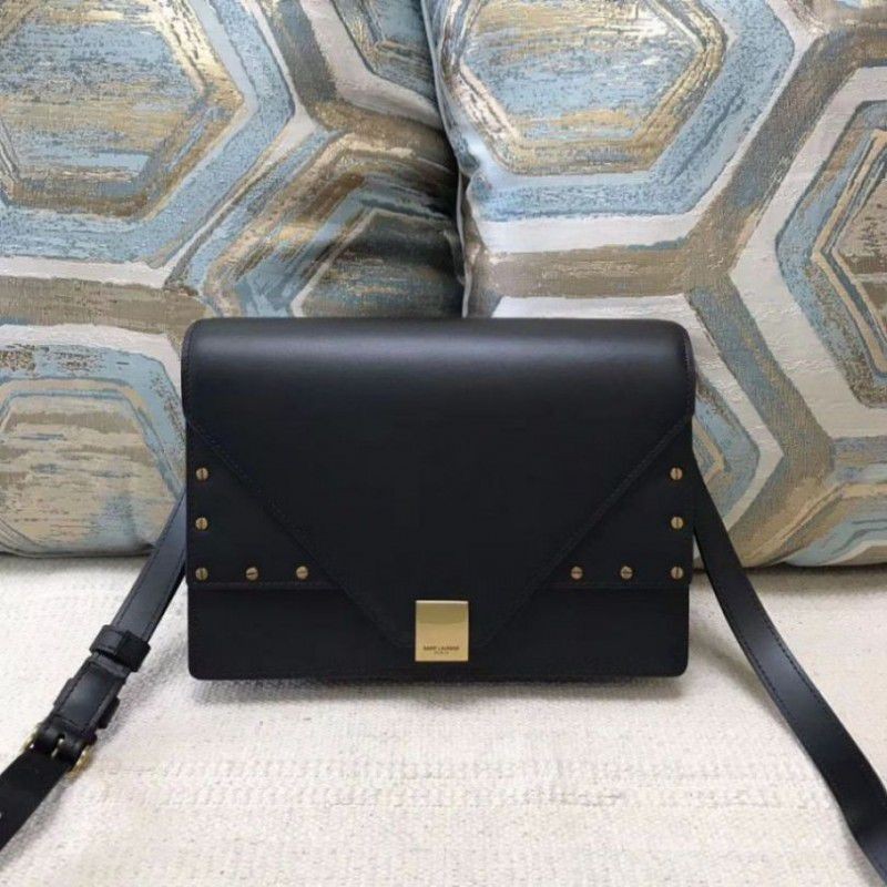 7 Star YSL Saint Laurent Margaux Satchel Smooth Leather Black