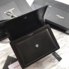 Top Quality YSL Saint Laurent Medium Sunset Bag Smooth Leather Black Silver Hardware