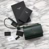 Best YSL Saint Laurent Medium Sunset Bag Smooth Leather Green