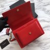 Top YSL Saint Laurent Medium Sunset Bag Smooth Leather Red