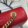 Cheap Saint Laurent Medium Kate Monogram Tassel Croco Leather Shoulder Bag Red Y121230