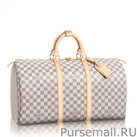 Perfect Keepall 50 Damier Azur N41430