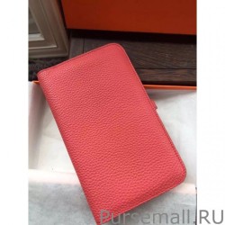 High Quality Hermes Dogon Wallet In Rose Jaipur Leather